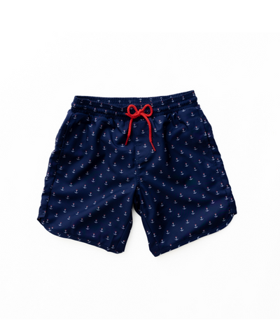 Navalora Boy's Anchors Aweigh Swim Shorts