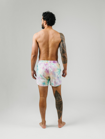 Navalora Men's Cotton Candy Tie Dye Swim Short