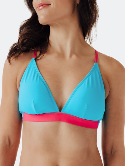 Women's Miami Vibes Triangle Swim Bikini Top