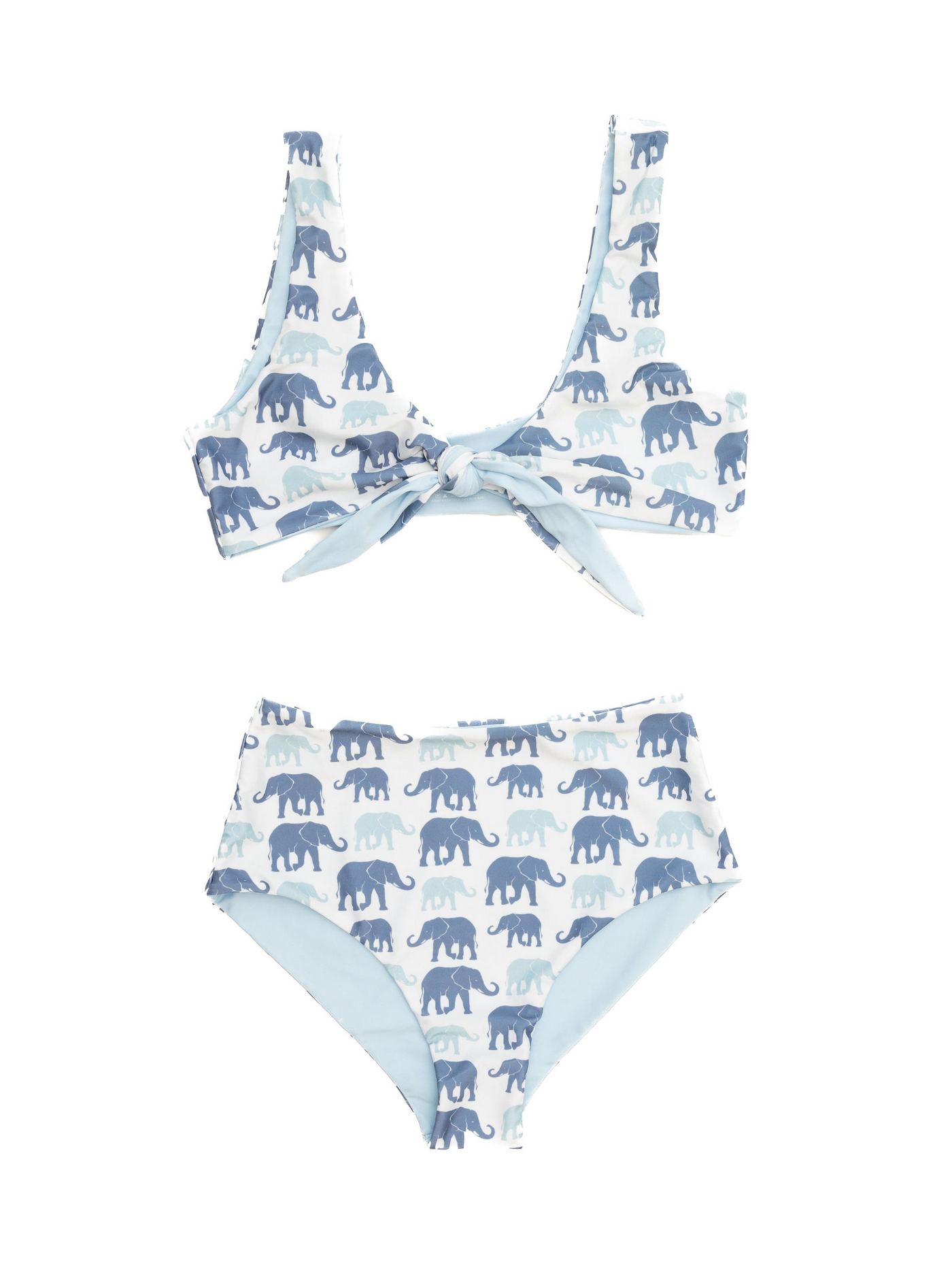 Women's Elephants on Parade High Rise Bikini Bottom