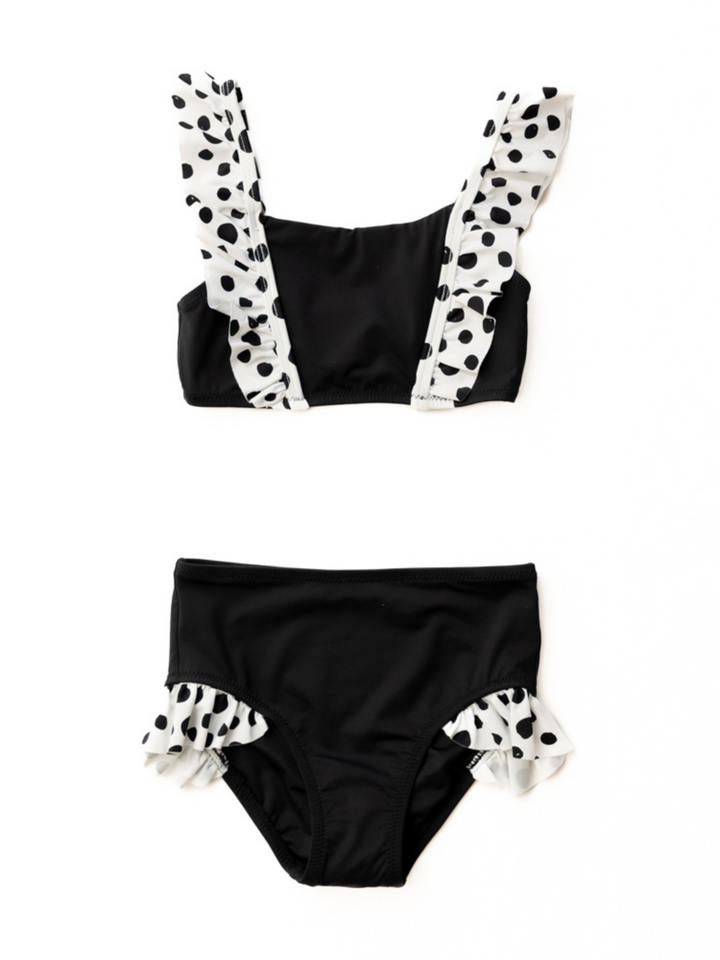 Girl's Dalmatians on Vacation Bikini – girl's swimsuit, main image